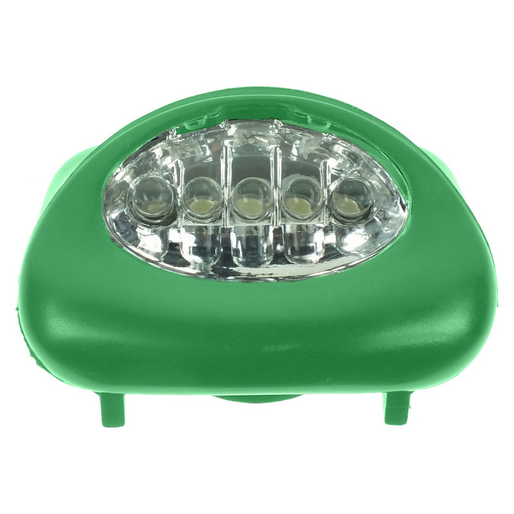 Latarka na głowę 5 LED Latarka na głowę z regulowanym paskiem, 5 LED, w plastikowym pudełku