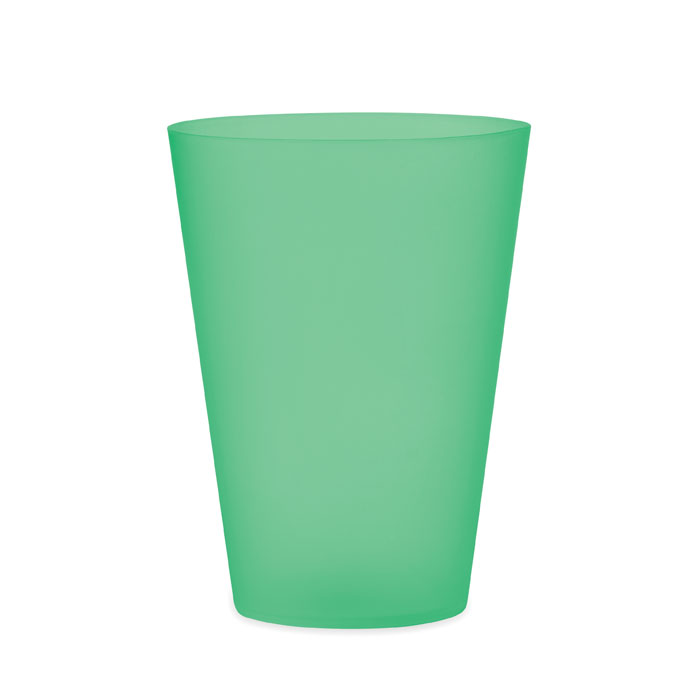 Kubek eventowy 300ml Kubek wielokrotnego użytku z PP na festiwale z matowym wykończeniem. Pojemność: 300 ml.