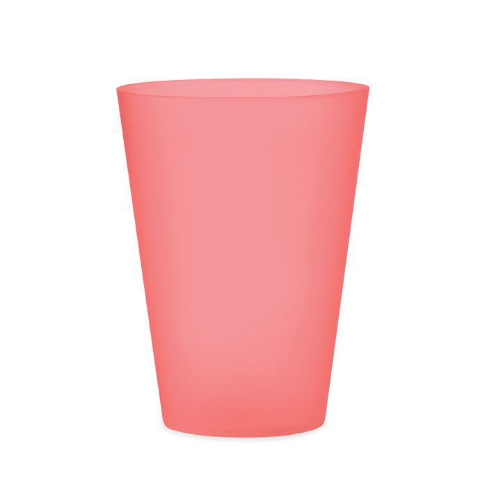 Kubek eventowy 300ml Kubek wielokrotnego użytku z PP na festiwale z matowym wykończeniem. Pojemność: 300 ml.