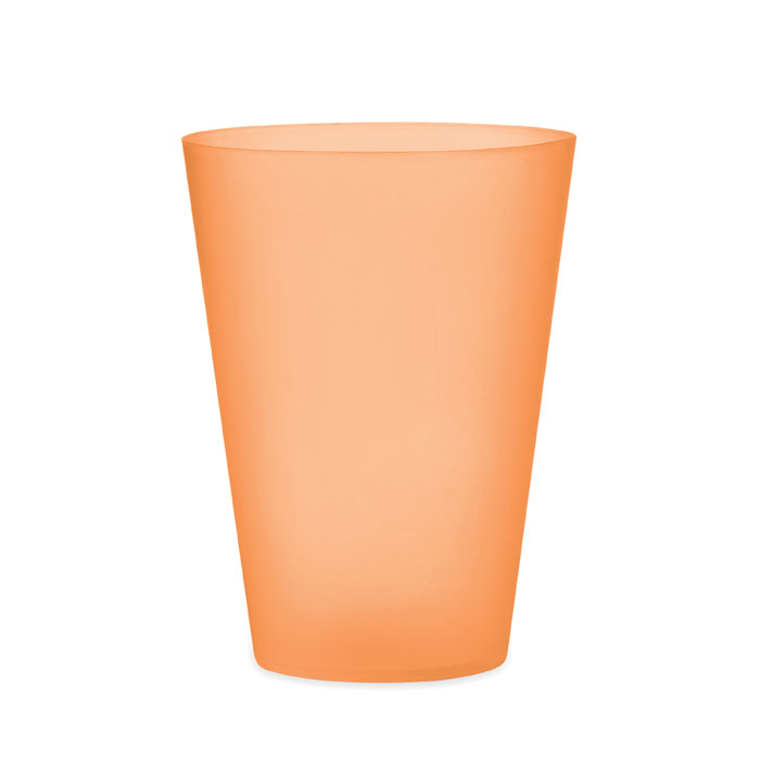 Kubek eventowy 300ml Kubek wielokrotnego użytku z PP na festiwale z matowym wykończeniem. Pojemność: 300 ml.