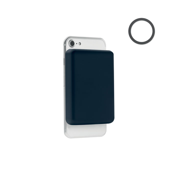 Ładowarka magnetyczna 15W Magnetyczna ładowarka bezprzew 15W, power bank 5000 mAh Wyjście: DC9V/1.1A 18W do szybkiego ładowania. Kompatybilny z iPhone® 12 i nowszym. Pierścień do ładowania niemagnetycznych telefonów. Wejście/Wyjście: Typ-C. (Power Delivery) do ładowania najnowszych laptopów.