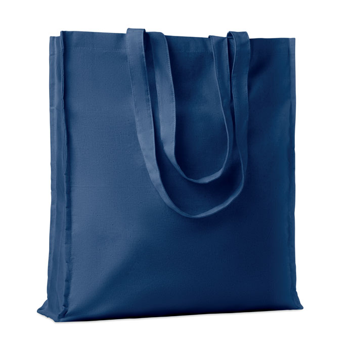 Bawełniana torba na zakupy Bawełniana torba na zakupy z długimi uchwytami. 140 gr / m². Ten produkt posiada certyfikat OEKO-TEX® STANDARD 100.