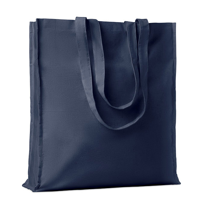 Bawełniana torba na zakupy Bawełniana torba na zakupy z długimi uchwytami. 140 gr / m². Ten produkt posiada certyfikat OEKO-TEX® STANDARD 100.