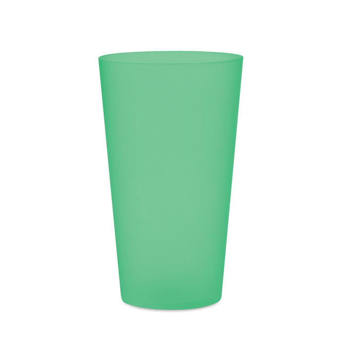 Kubek eventowy 500 ml Kubek wielokrotnego użytku z PP na festiwale z matowym wykończeniem. Pojemność: 500 ml.